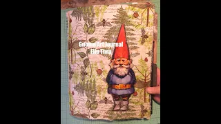 Gnome Art Journal Flip Thru