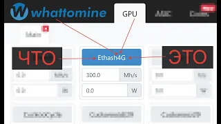 Ethash4G на Whattomine - что это?