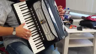 Klangprobe Akkordeon Weltmeister Supita 45 Pianotasten