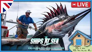 Ships at Sea Fishing Career From Nothing PART 2   |   Live from the Sim Shack