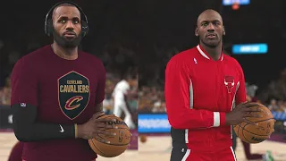 What if Prime Jordan Played Against Prime LeBron in Today's NBA? NBA 2K23 Realistic Gameplay