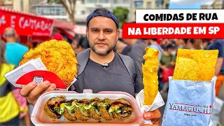 COMIDAS DE RUA NA LIBERDADE EM SÃO PAULO 2023