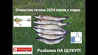 Открытие весеннего сезона 2024 ! Эта приманка просто косит щук! Ловля щуки на спиннинг в заброс!