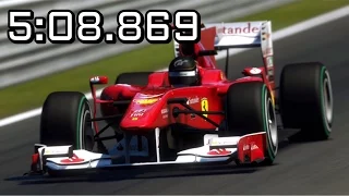 GT5 - 5:08 Ferrari F10 NURBURGRING Lap POV