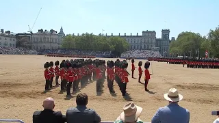 Trooping the Colour,Colonels Review,10/06/23, troops prepare to march off