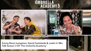 Emmy Raver-Lampman, David Castañeda & Justin H. Min Talk Season 3 Of ‘The Umbrella Academy’