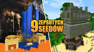 Najbardziej ZEPSUTE Seedy w Minecraft!