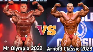 Nick Walker Posing At Mr Olympia 2022 vs Arnold Classic 2023 #nickwalker #vs #arnoldclassic2023