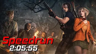 Resident Evil 4 Remake Speedrun in 2:05:55 | New Game Standard