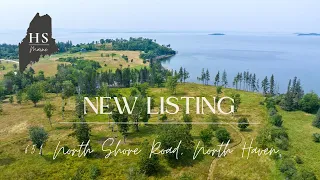 Saltwater Farmhouse on 97 Acres For Sale - 651 North Shore Road, North Haven, Maine
