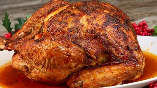 Easy Baked Turkey Recipe | How To Bake a Whole Turkey For Thanksgiving