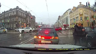 ДТП перед светофором