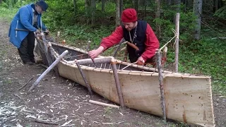 HOW TO BUILD A SPRUCE BARK CANOE!