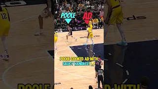 AD could NOT HANDLE Jordan Poole's SAUCE!🍿👀