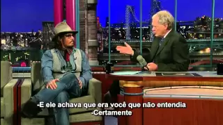 Johnny Depp imita Al Pacino no The Late Show[Legendado]