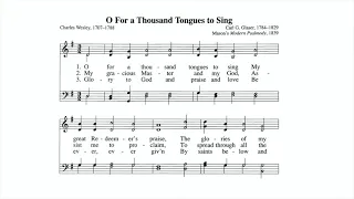 O For A Thousand Tongues To Sing (Organ + Music)