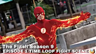 The Flash vs Captain Boomerang Time loop Fight Scene | The Flash Season 9 Episode 1| Coldest Moment.