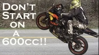 Why You Shouldn't start on a 600cc Supersport Motorcycle