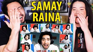 SAMAY RAINA | UNFAIR MARIO | Tore My Shirt Playing This Game | Reaction by Jaby Koay & Achara Kirk