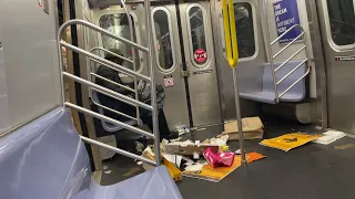Беспредел в метро Нью Йорк