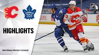 Flames @ Maple Leafs 4/13/21 | NHL Highlights