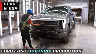 New Ford F-150 Lightning 2022 - PRODUCTION plant in USA (this is how it's made)