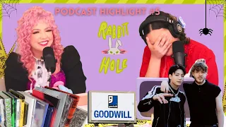 RABBIT HOLE PODCAST - HIGHLIGHT #5  [THRIFT STORE FINDS, JUNGKOOK  '3D' FT JACK HARLOW REACTION]