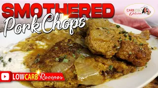 KETO PORK CHOPS | super tender smothered in delicious gravy ❤️