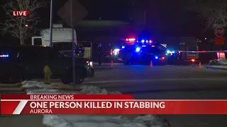 One person killed in Aurora stabbing