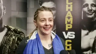 UFC on ESPN+ 1: Joanne Calderwood Post Fight Interview