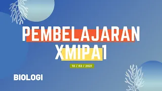 Pembelajaran XMIPA1 I Biologi (10 Februari 2021)