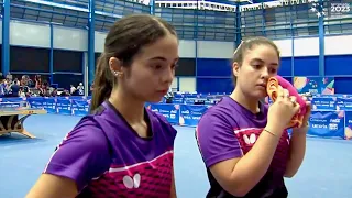 M.Díaz/B.Burgos (PUR) vs C.Obando/R.González (VEN) | San Salvador 2023 | Tenis de Mesa | Equipos