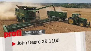 100-t-Drescher: John Deere X9 1100 | profi #Fahrbericht