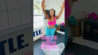 “Quickie with Tiffany “ low impact, easy on the knees exercise for your legs, abs and waist!