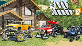 LUXURY MILLIONAIRE BUYS $1,000,000 IN NEW MUD TRUCKS | (ROLEPLAY) FARMING SIMULATOR 2019