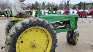 1955 John Deere 50 Start-Up