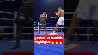 anthony joshua vs jermaine franklin highlights