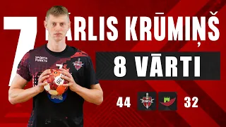 #7 Kārlis Krūmiņš - 8 vārti Vīriešu virslīgas spēlē pret Salaspils