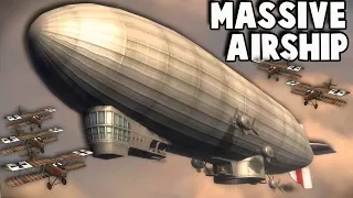 Crazy German AIRSHIP INVASION! (Toy Soldiers Gameplay Part 3 - Zeppelin Battle)