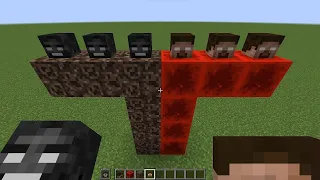 what if you create a DOUBLE WITHER HEROBRINE in MINECRAFT #290