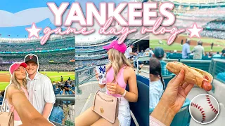 Going To A Yankees Game!⚾️💖 | Date Night, First MLB Game, NYC Day In My Life | Lauren Norris