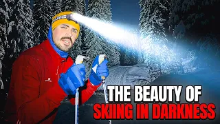 The beauty of Night XC skiing in Norway