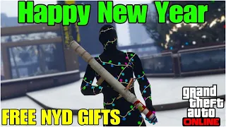 All New Years Day Gifts & Happy 2020 Wishes in GTA 5 Online