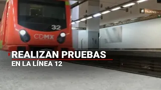 ¡Así son las pruebas que se realizan para reabrir la Línea 12 del Metro CDMX!