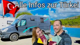 Türkei mit dem Wohnmobil🚐 - ALLE INFOS - Grenze - Kosten - Dokumente - Campingplätze - Essen usw.