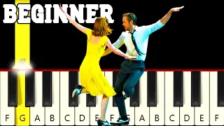 La La Land - City of Stars - Very Easy and Slow Piano tutorial - Beginner