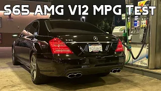 Mercedes-Benz S65 AMG V12 Fuel Economy Test