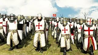 Crusaders VS Ottoman Empire | 17,000 Units | Cinematic Battle | Total War Medieval Kingdoms 1212 AD