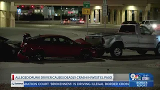1 dead, 3 injured after multi-vehicle crash in West El Paso