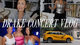 nyc days in my life 🌃🚕🎵drake concert 2 nights in a row (outfits, grwm, chit chat)